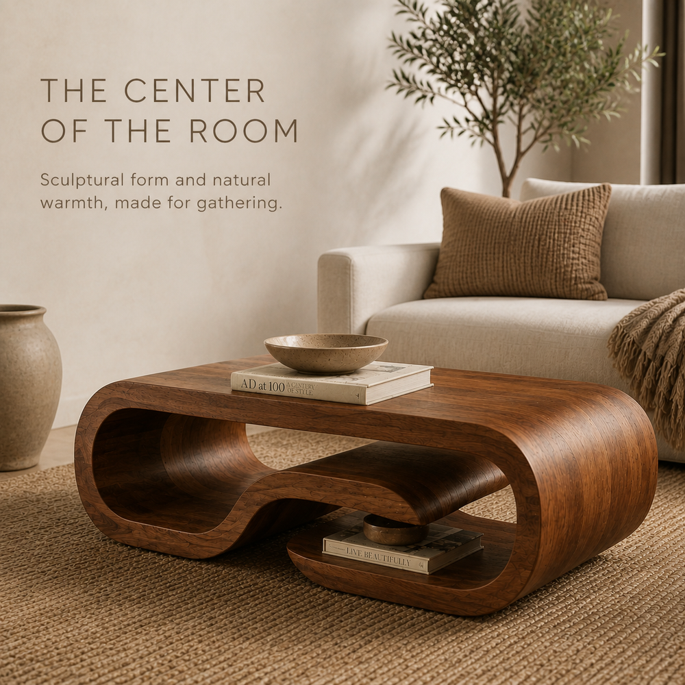 Selene Rounded Lounge Coffee Table - Design 307 - product image 02