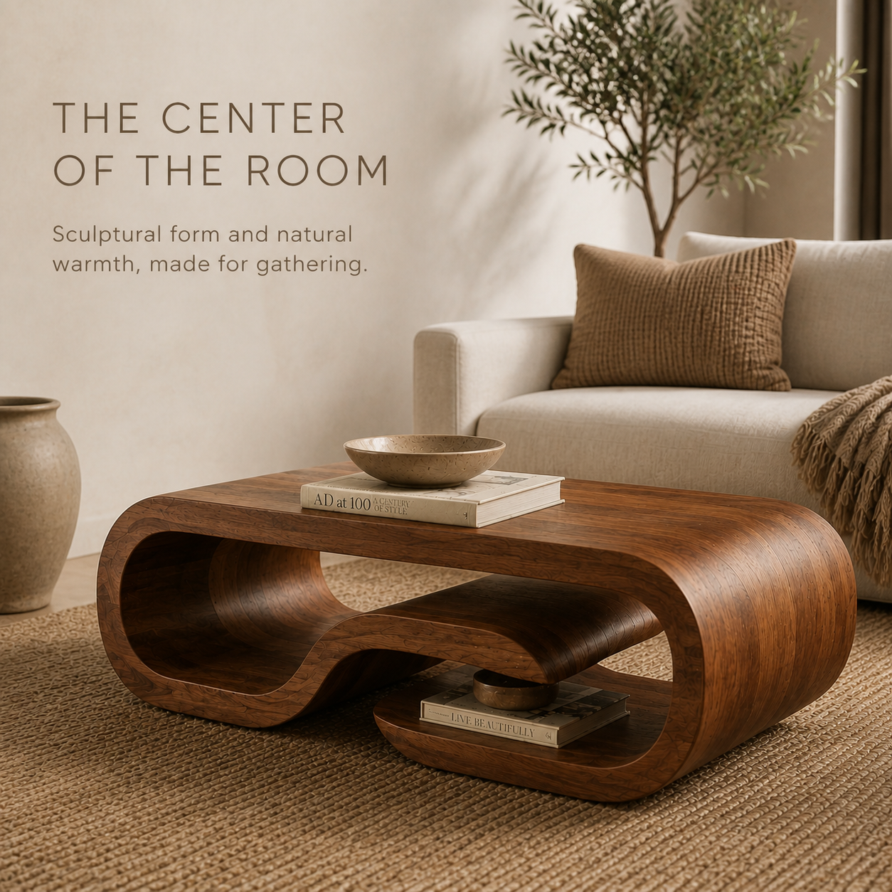 Selene Rounded Lounge Coffee Table - Design 307 - product image 02