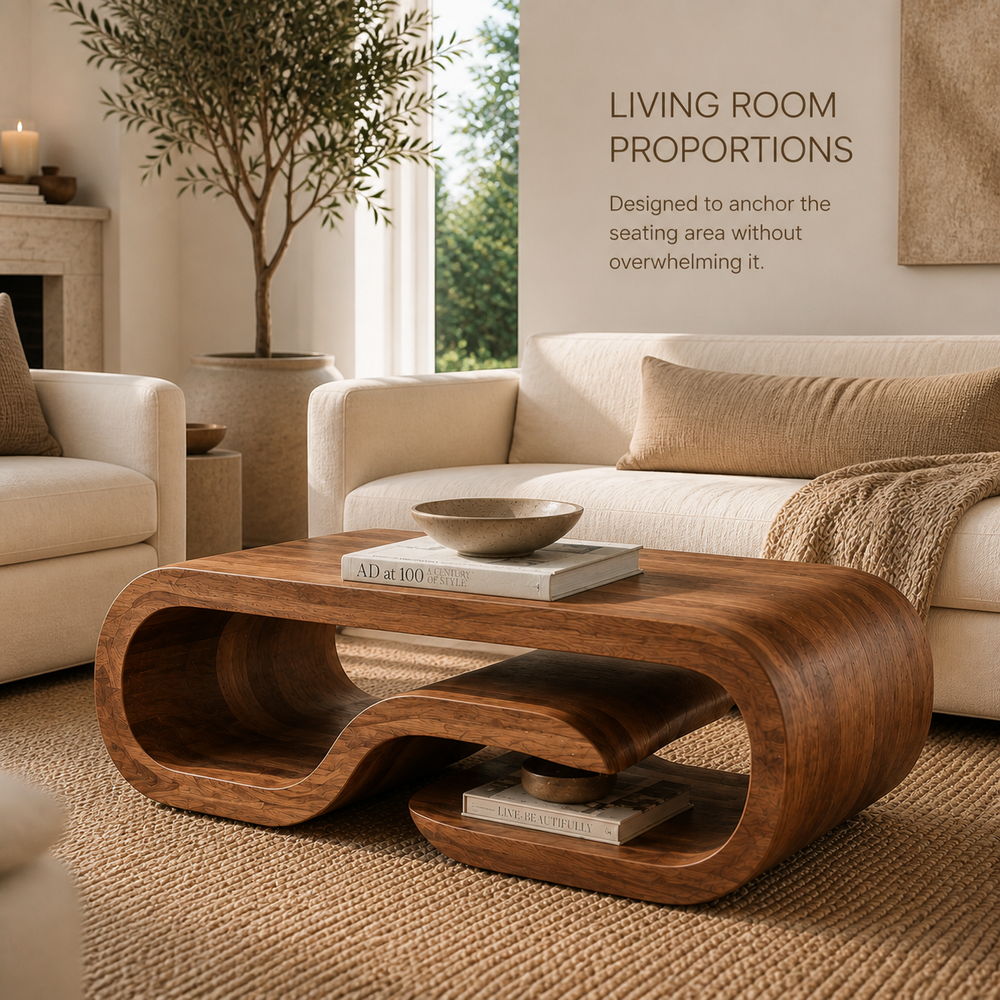 Selene Rounded Lounge Coffee Table - Design 307 - product image 04