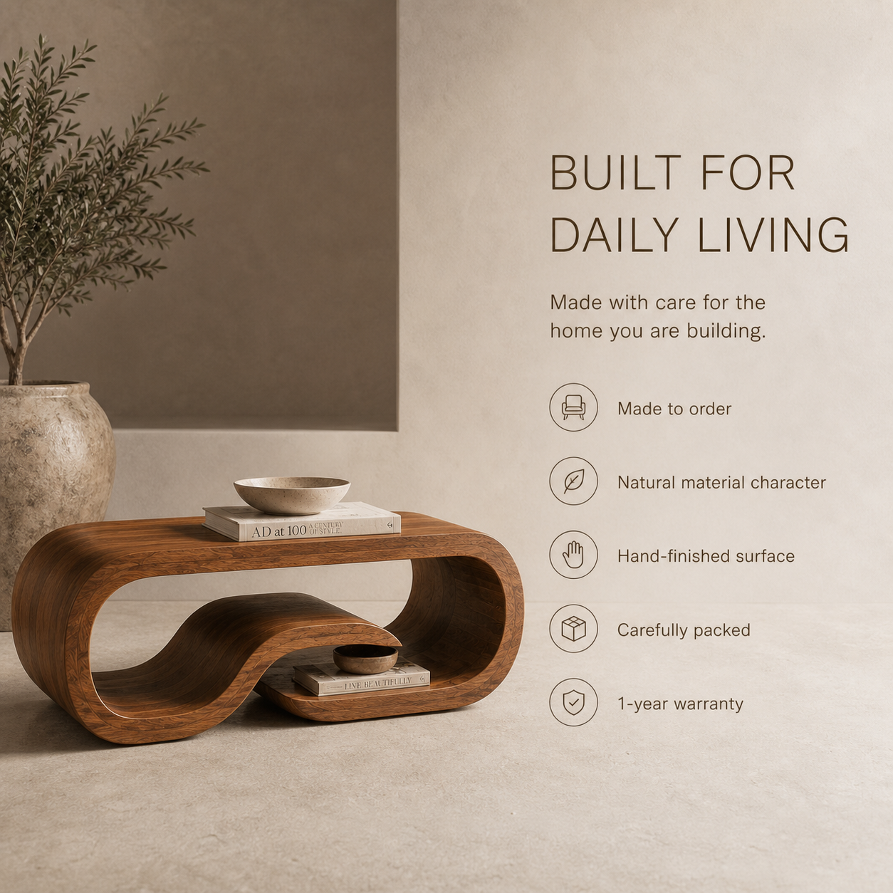 Selene Rounded Lounge Coffee Table - Design 307 - product image 09