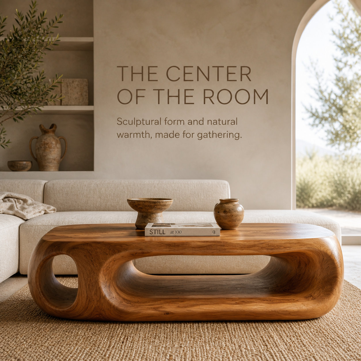 Mira Flow Wood Coffee Table - Design 309 - product image 02
