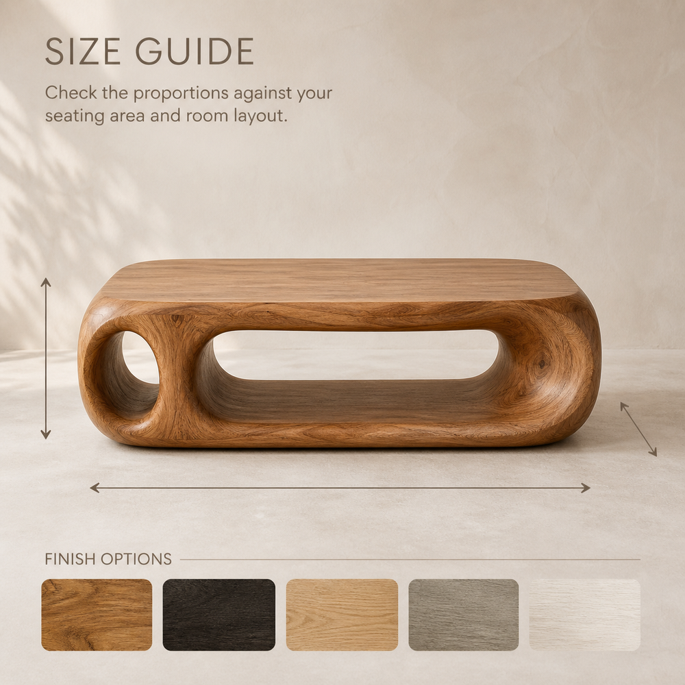 Mira Flow Wood Coffee Table - Design 309 - product image 08