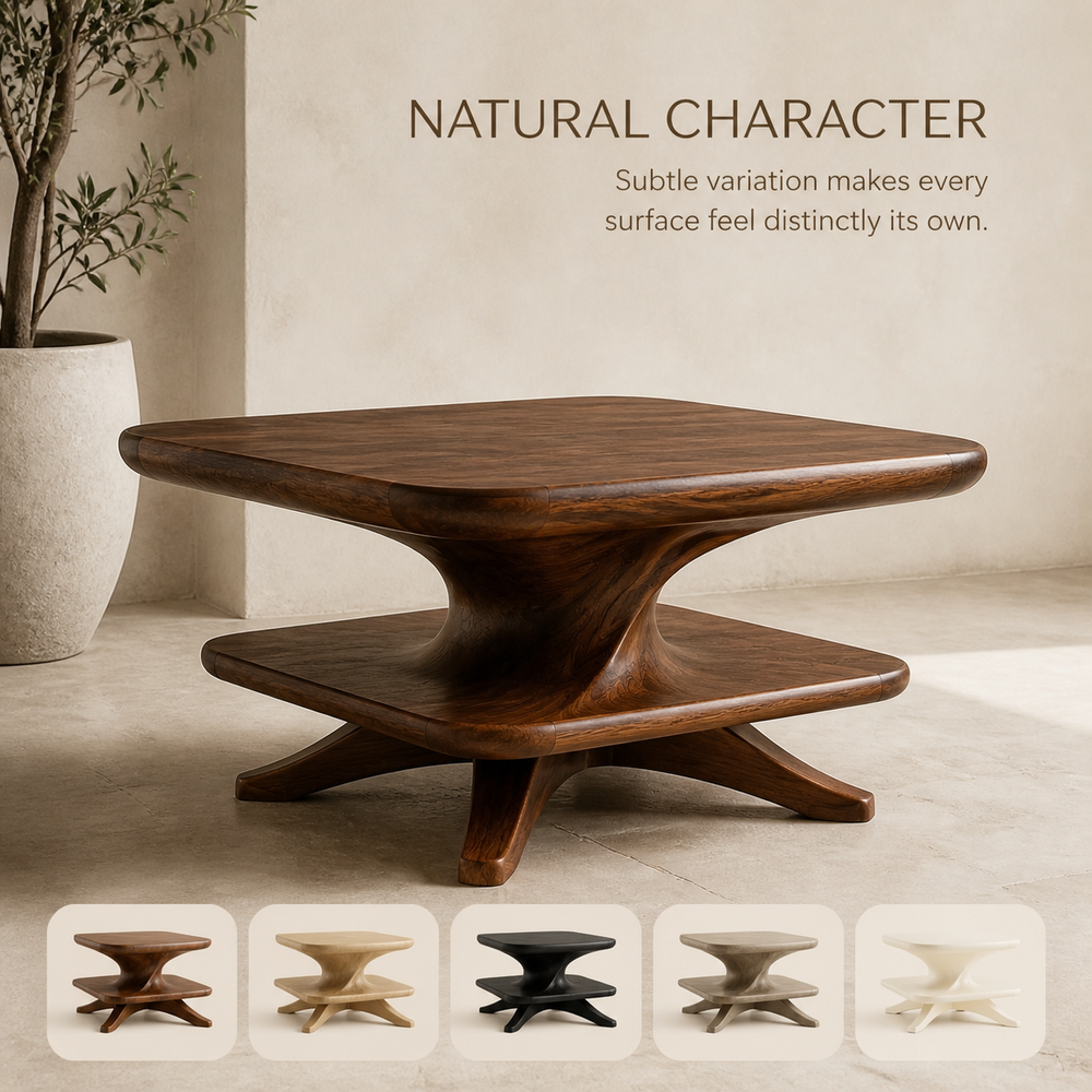 Brielle Sculpted Round Coffee Table - Design 314 - product image 05
