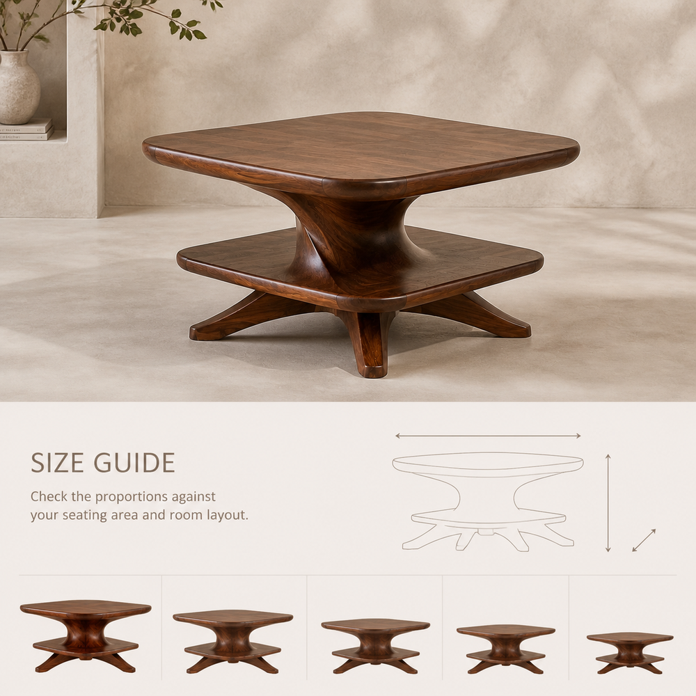 Brielle Sculpted Round Coffee Table - Design 314 - product image 08