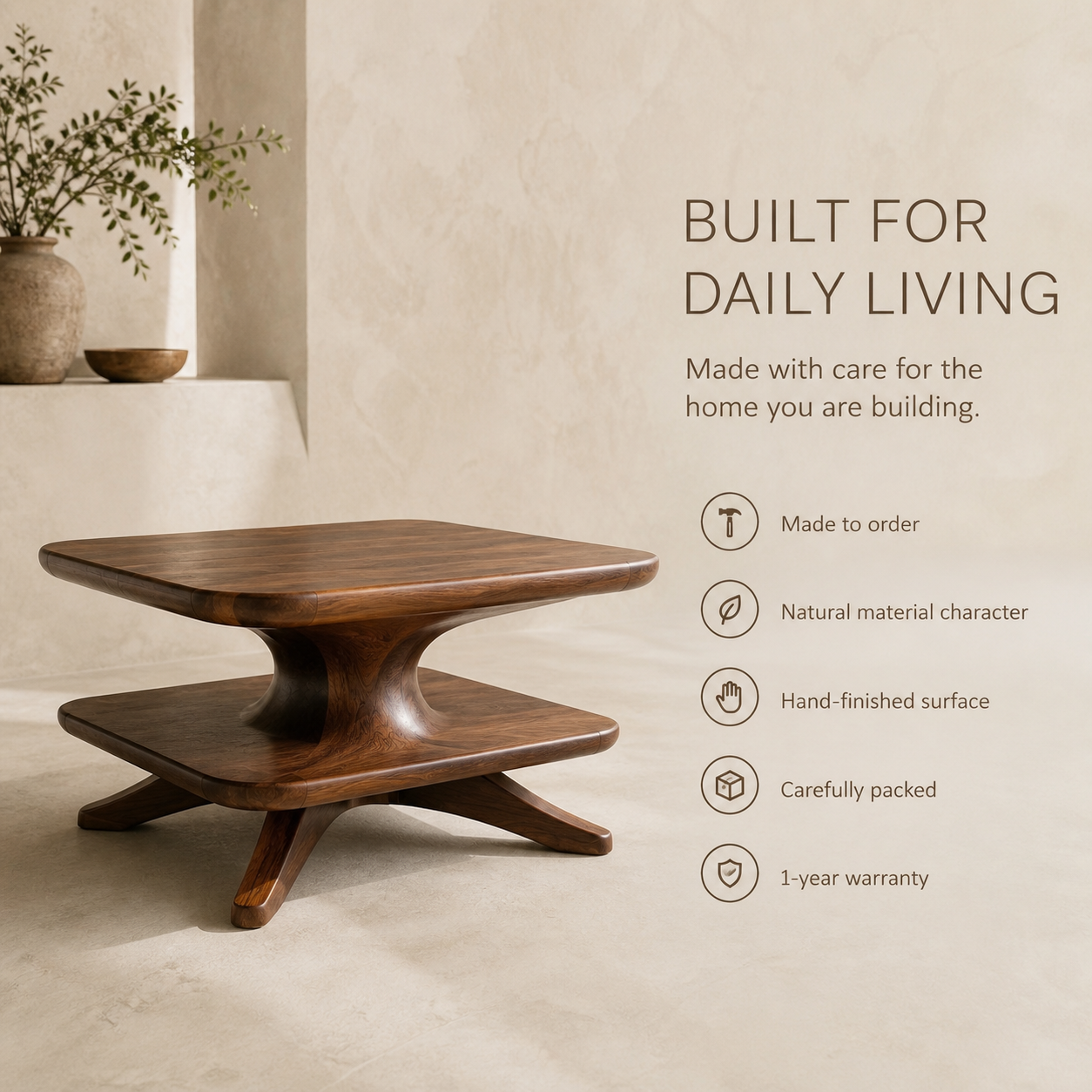 Brielle Sculpted Round Coffee Table - Design 314 - product image 09