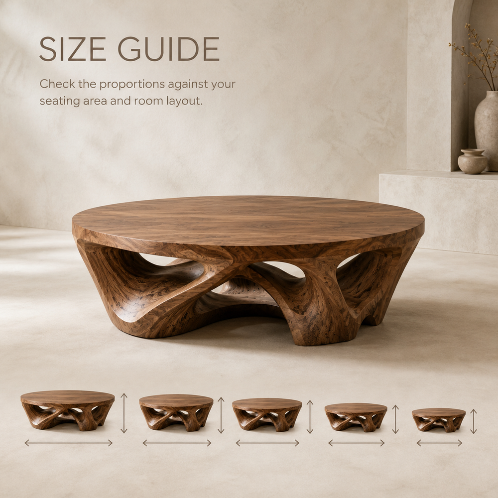 Orin Organic Round Coffee Table - Design 316 - product image 08