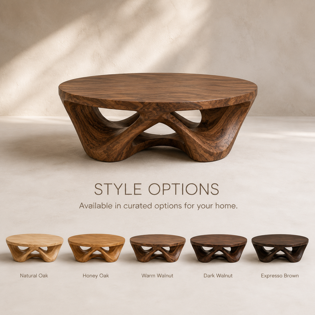 Orin Organic Round Coffee Table - Design 316 - product image 11