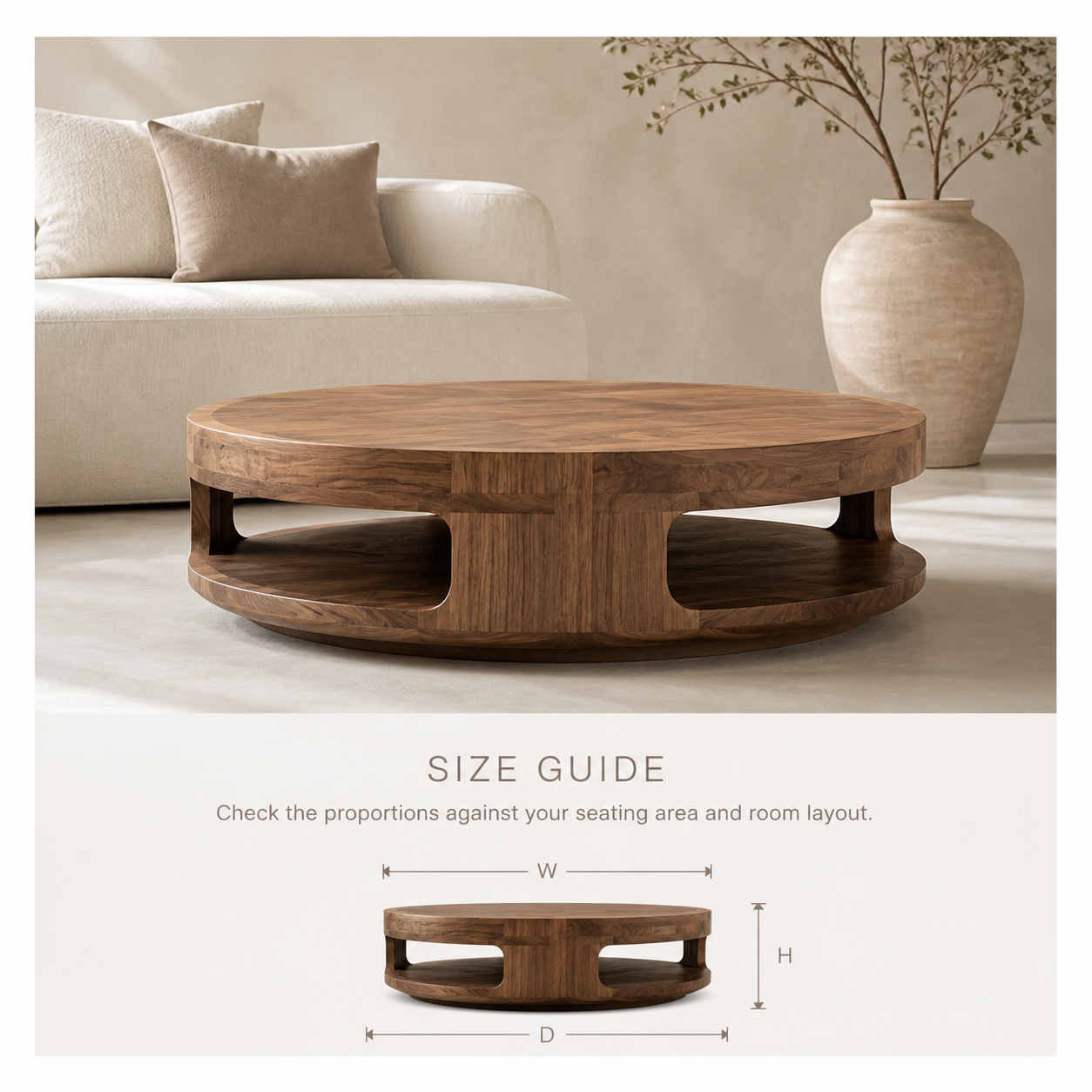 Selene Rounded Lounge Coffee Table - Design 317 - product image 08