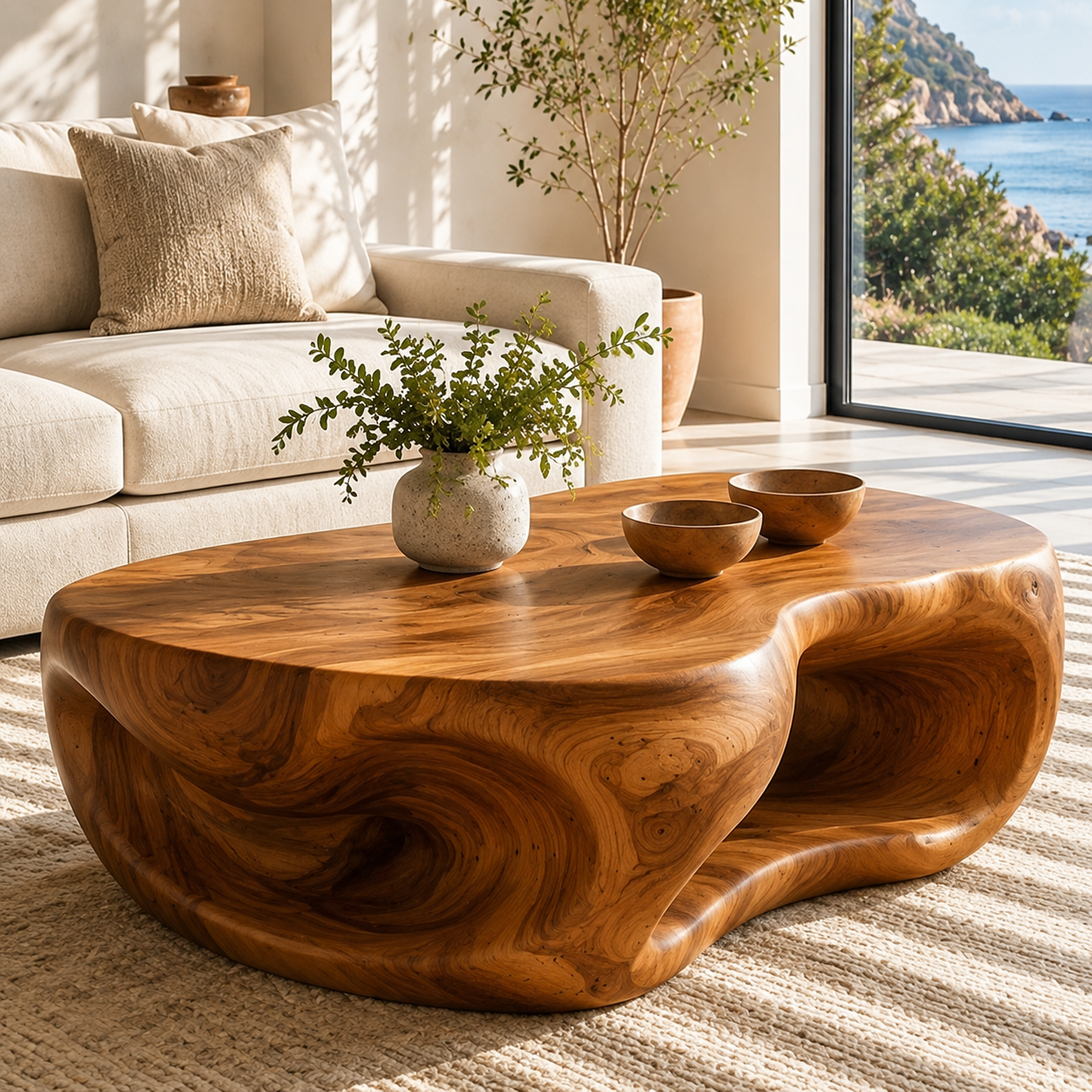 Celine Warm Modern Coffee Table - Design 318 - main view