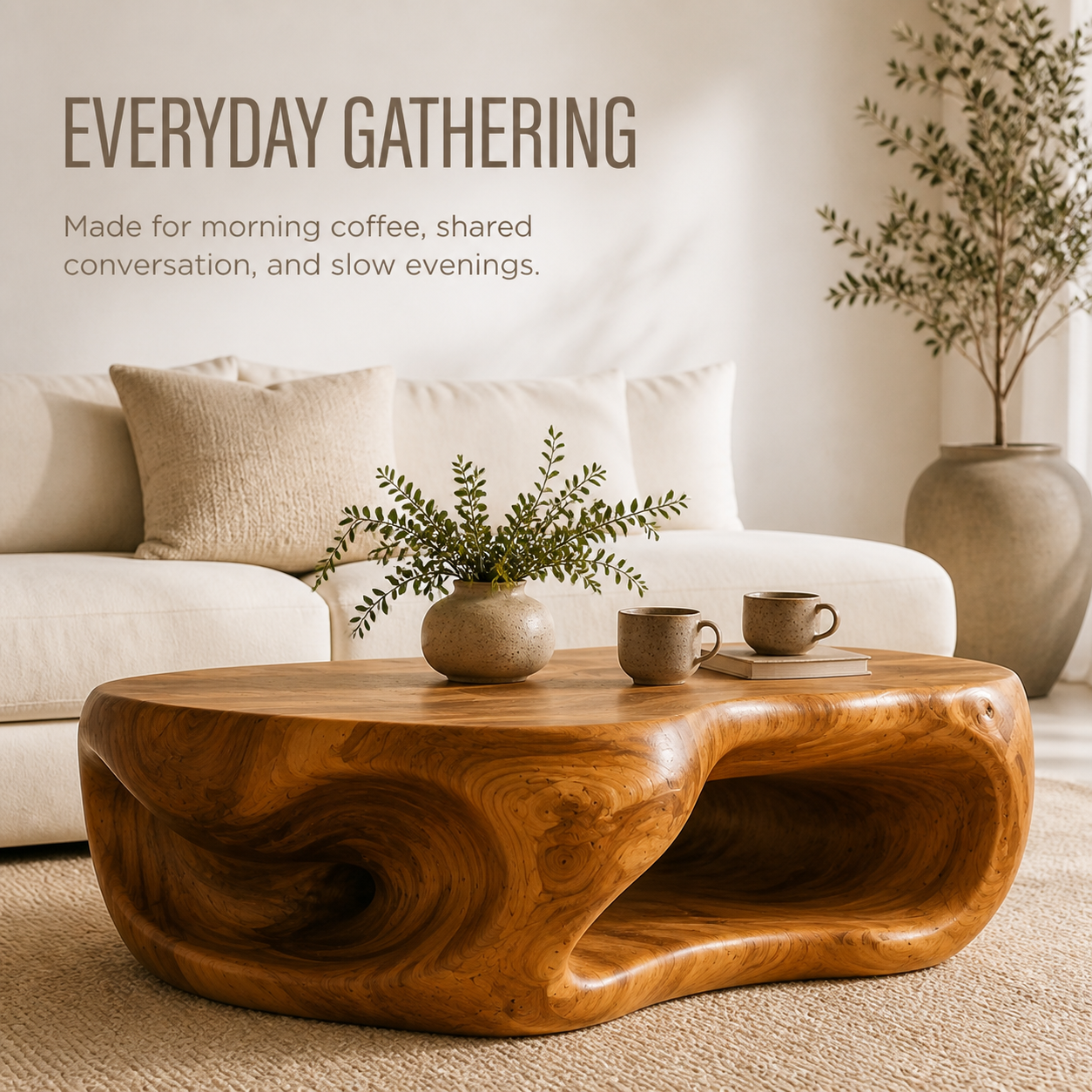 Celine Warm Modern Coffee Table - Design 318 - product image 07