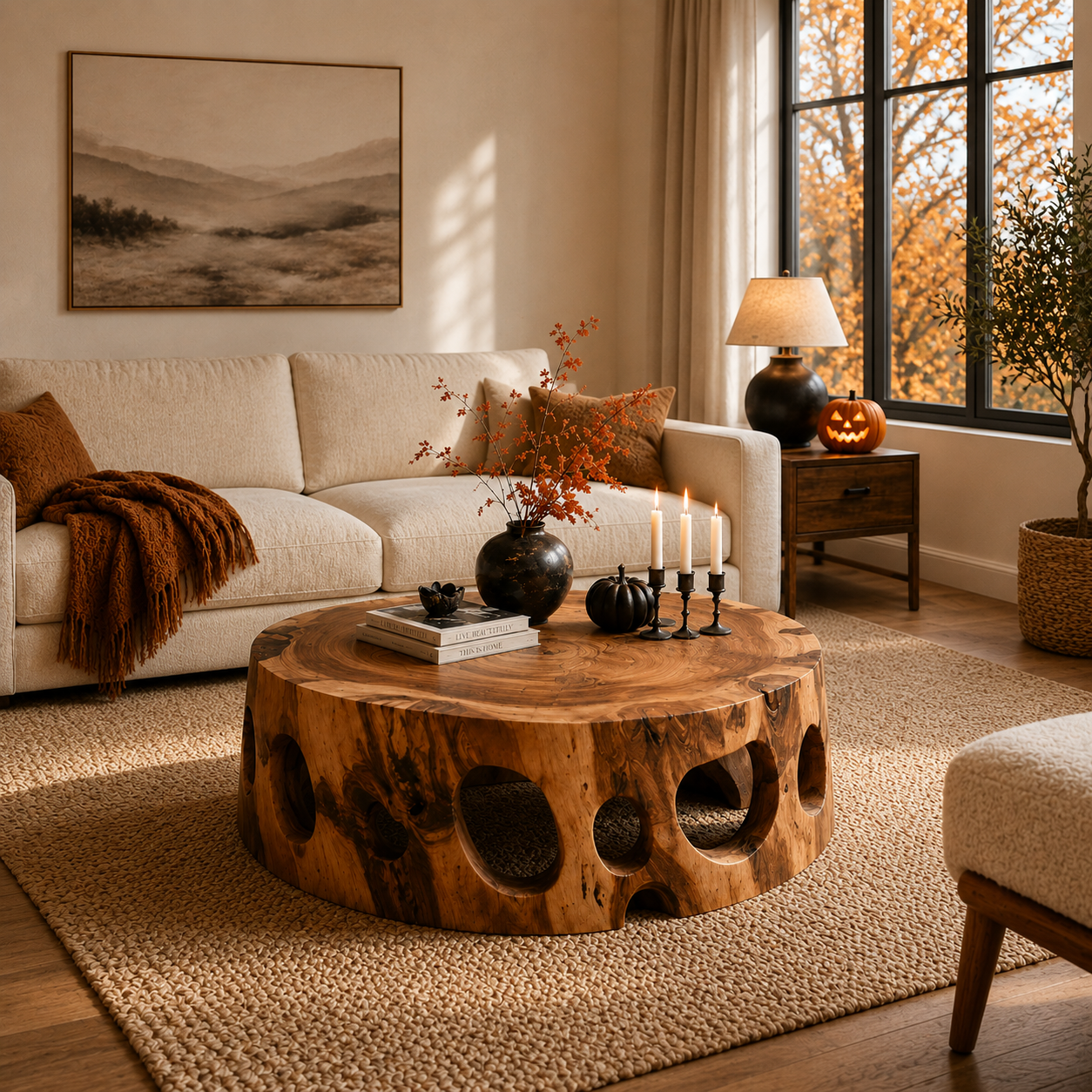 Darian Portal Round Coffee Table - Design 319 - main view