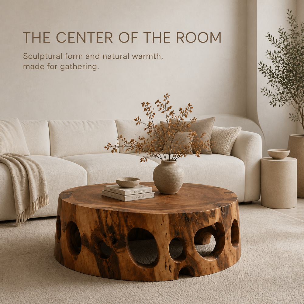 Darian Portal Round Coffee Table - Design 319 - product image 02