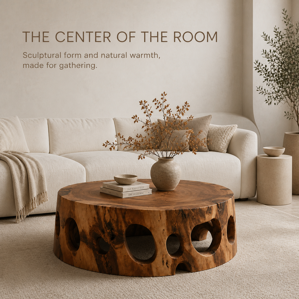 Darian Portal Round Coffee Table - Design 319 - product image 02