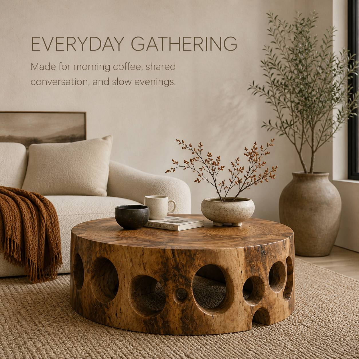 Darian Portal Round Coffee Table - Design 319 - product image 07