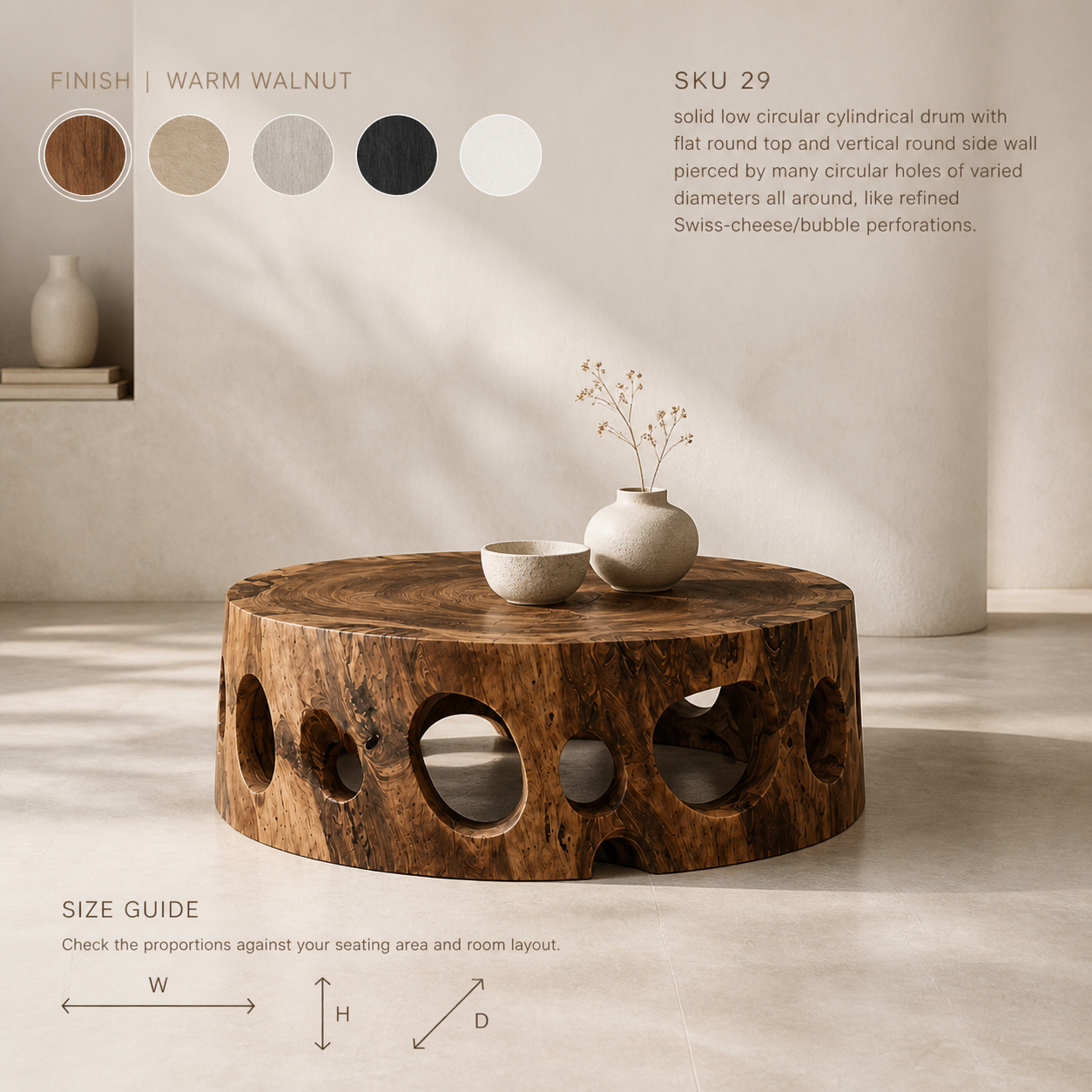 Darian Portal Round Coffee Table - Design 319 - product image 08