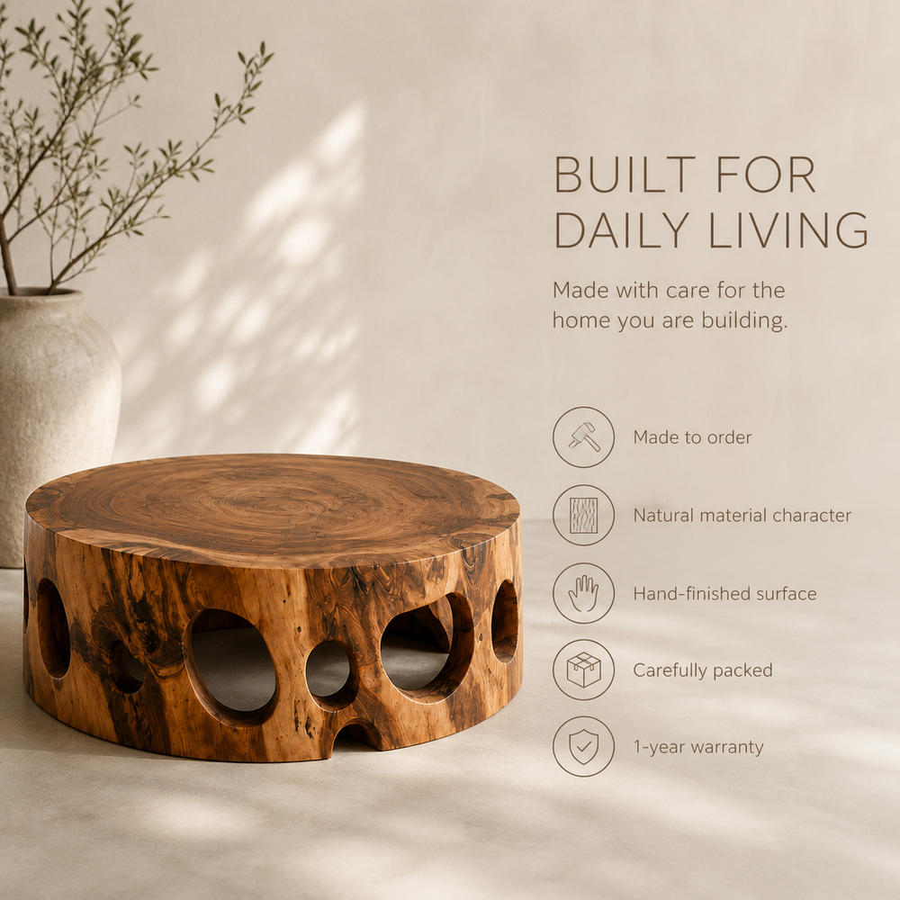 Darian Portal Round Coffee Table - Design 319 - product image 09