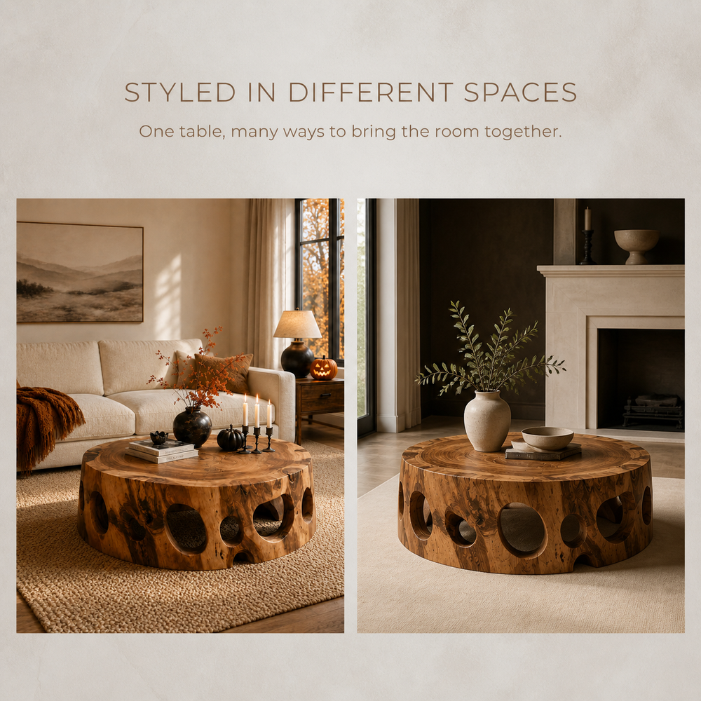 Darian Portal Round Coffee Table - Design 319 - product image 10
