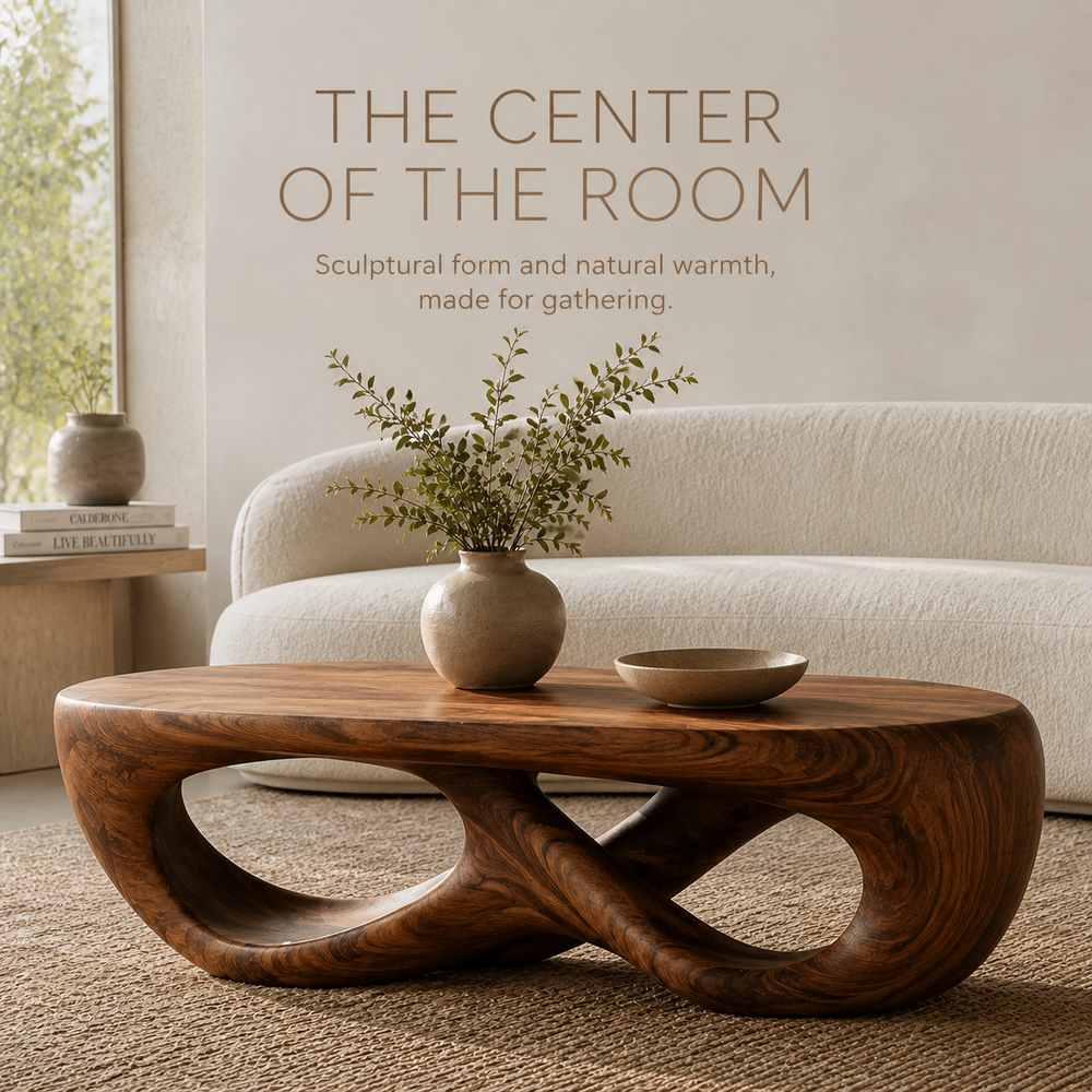 Alden Curved Wood Coffee Table - Design 320 - product image 02