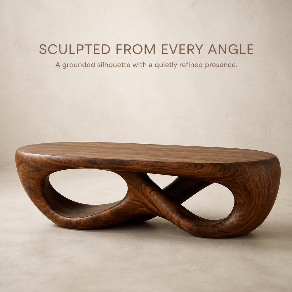 Alden Curved Wood Coffee Table - Design 320 - product image 03