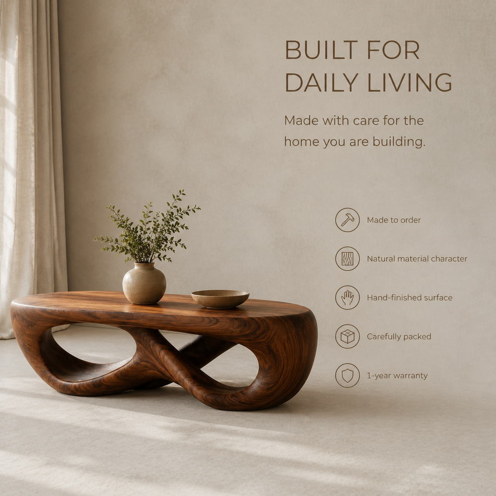 Alden Curved Wood Coffee Table - Design 320 - product image 09