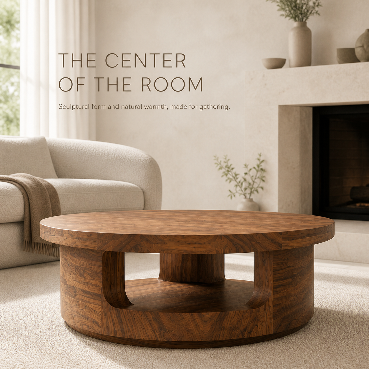 Mira Flow Round Coffee Table - Design 322 - product image 02