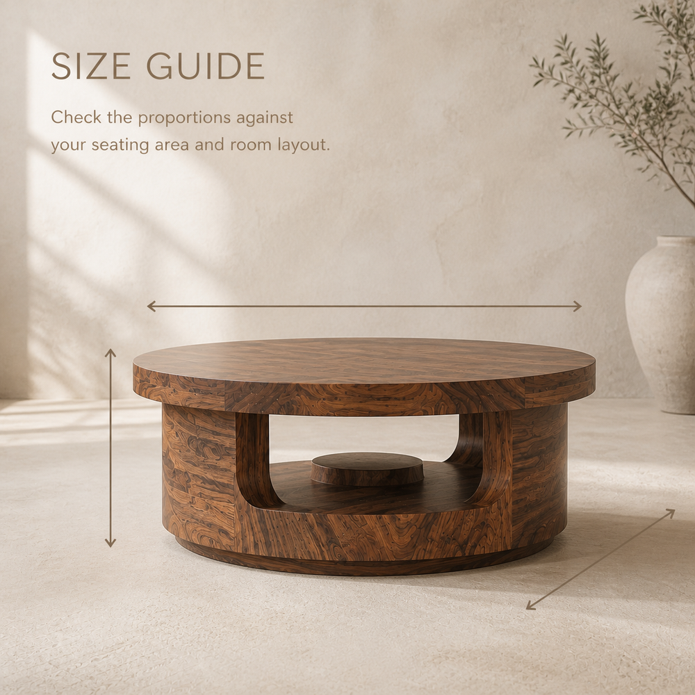 Mira Flow Round Coffee Table - Design 322 - product image 08