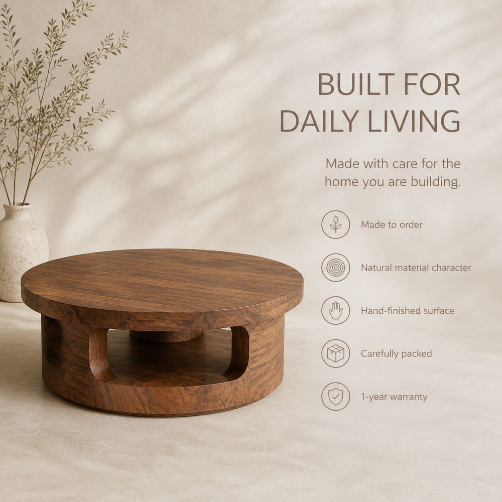 Mira Flow Round Coffee Table - Design 322 - product image 09