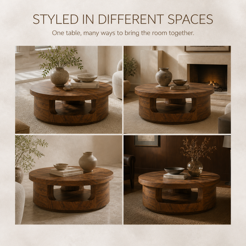 Mira Flow Round Coffee Table - Design 322 - product image 10