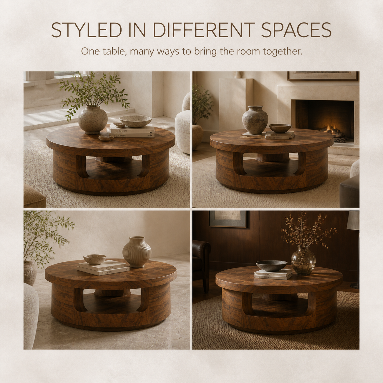 Mira Flow Round Coffee Table - Design 322 - product image 10