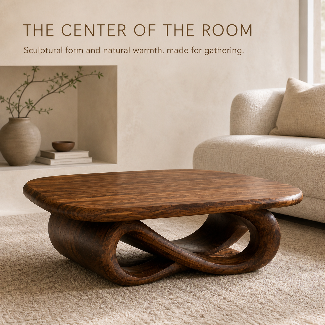Aurelle Sculptural Coffee Table - Design 323 - product image 02