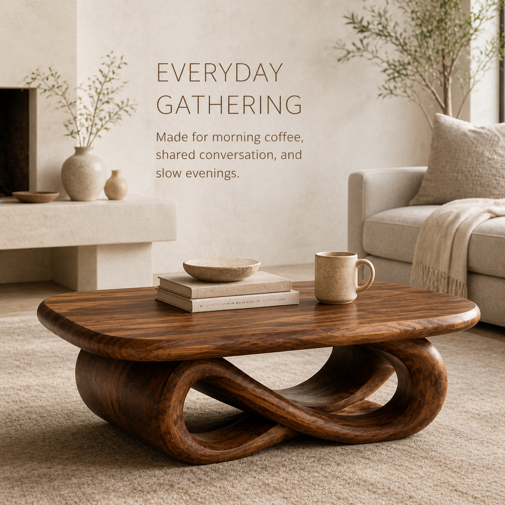 Aurelle Sculptural Coffee Table - Design 323 - product image 07
