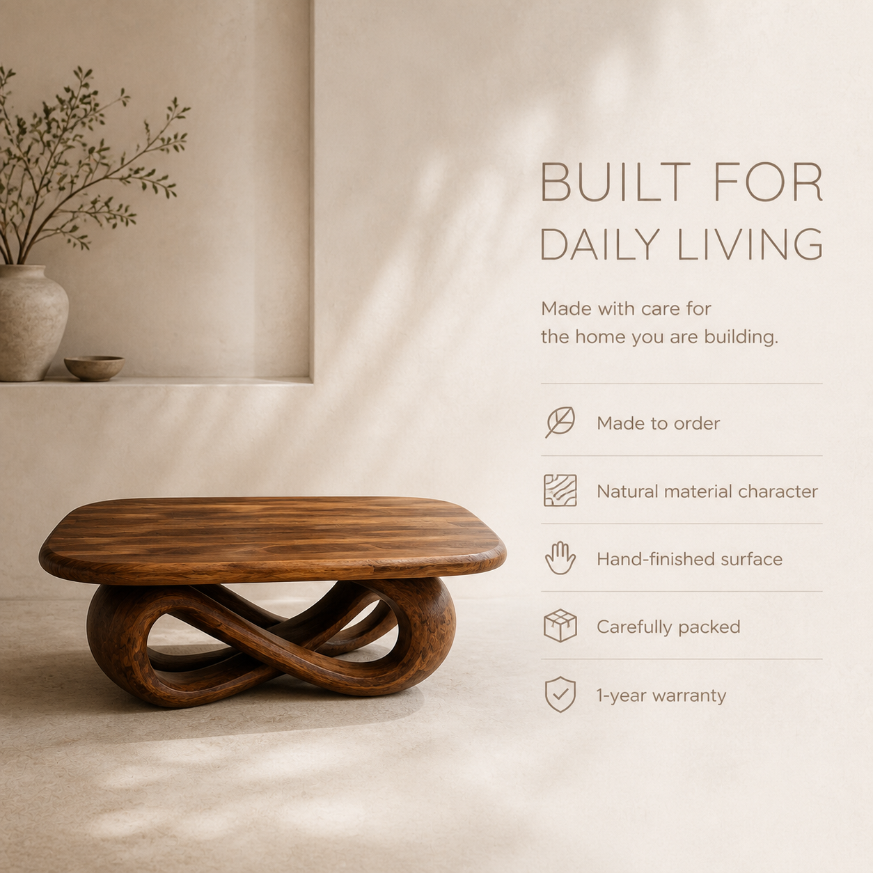 Aurelle Sculptural Coffee Table - Design 323 - product image 09