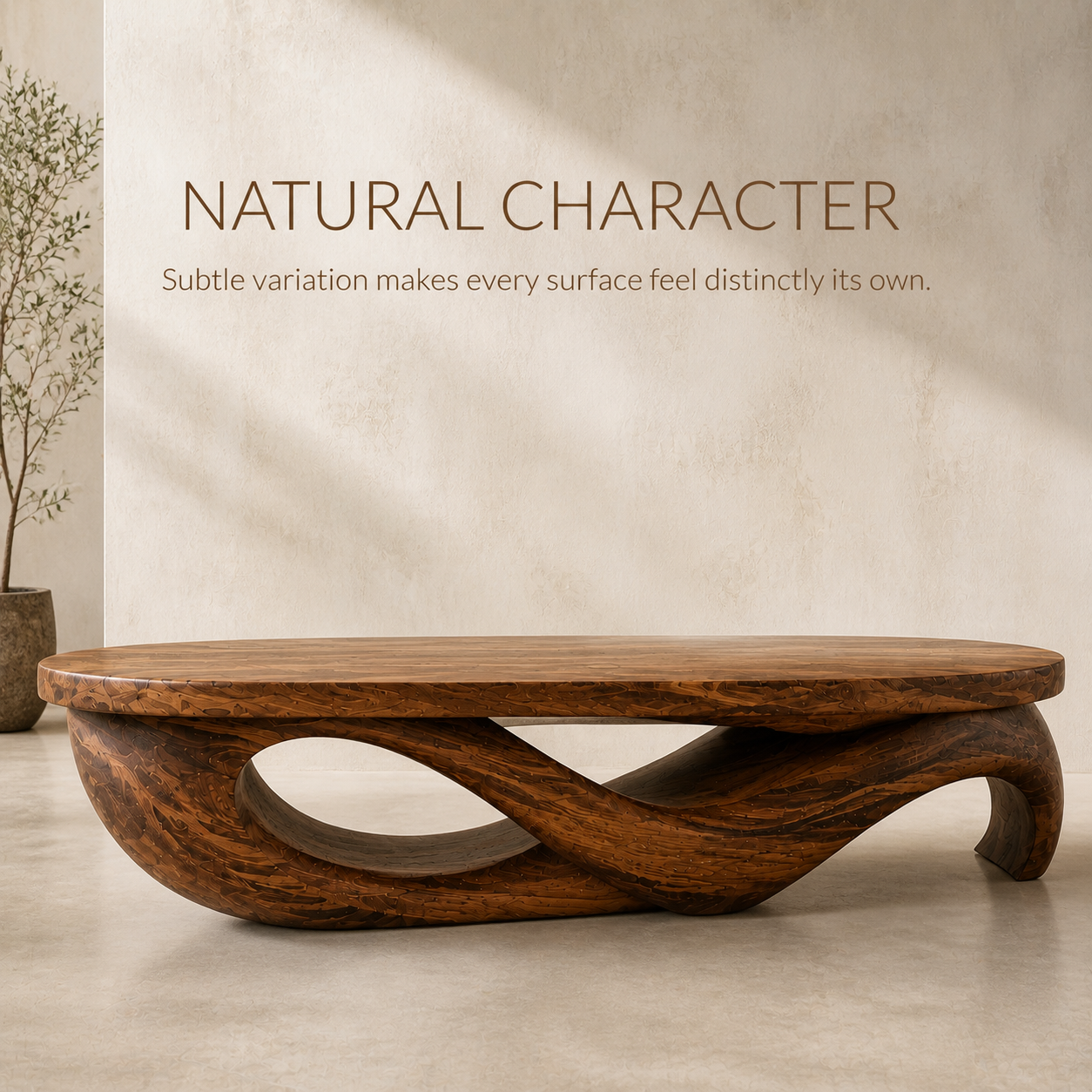 Marin Rounded Wood Coffee Table - Design 325 - product image 05
