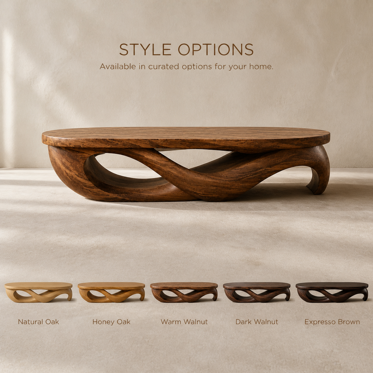 Marin Rounded Wood Coffee Table - Design 325 - product image 11