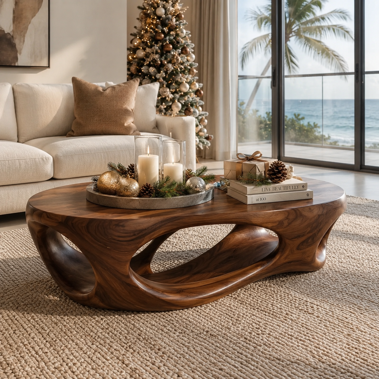 Elara Soft Curve Coffee Table - Design 328 - main view