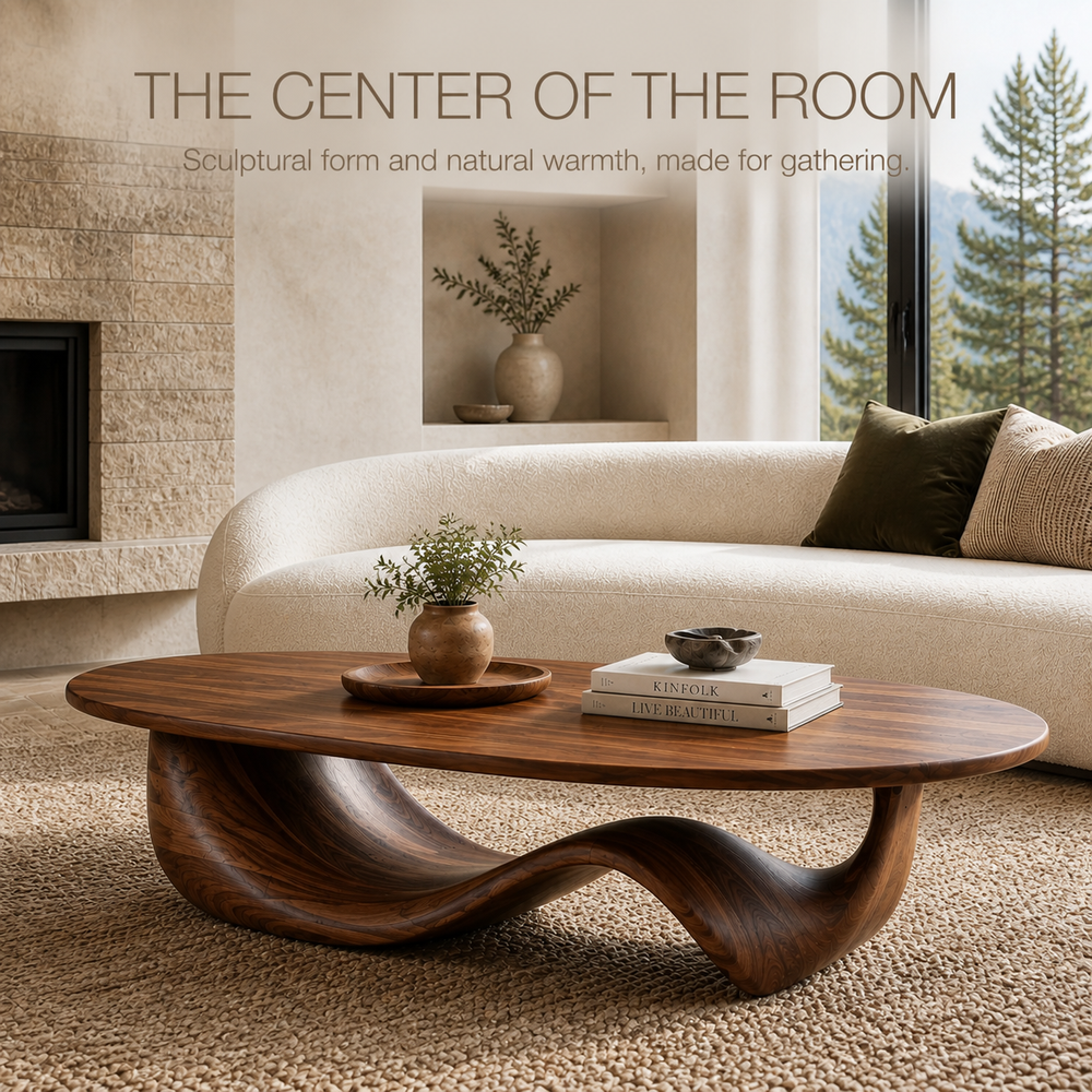 Veyra Gallery Wood Coffee Table - Design 329 - product image 02