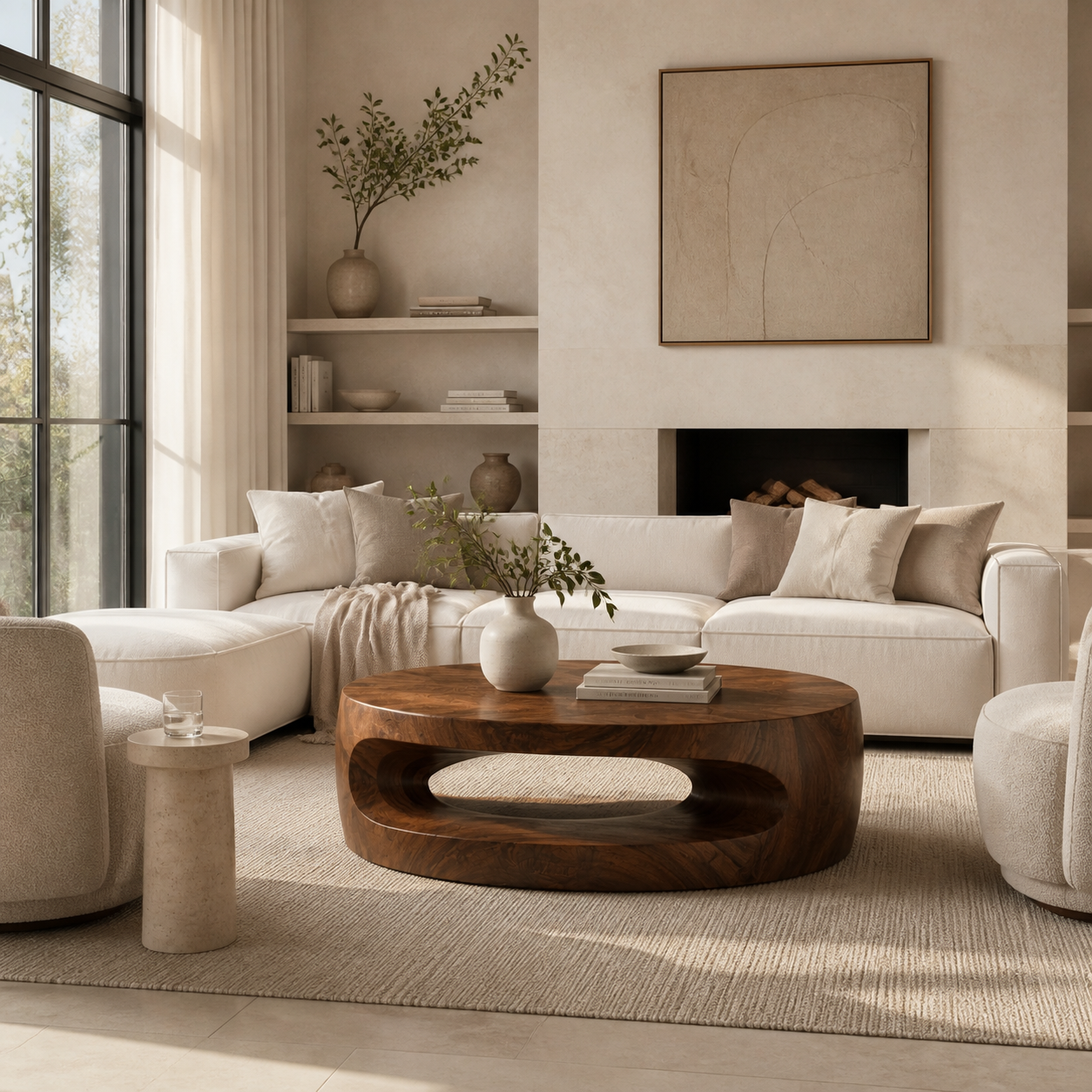 Talia Soft Edge Round Coffee Table - Design 330 - product image 04