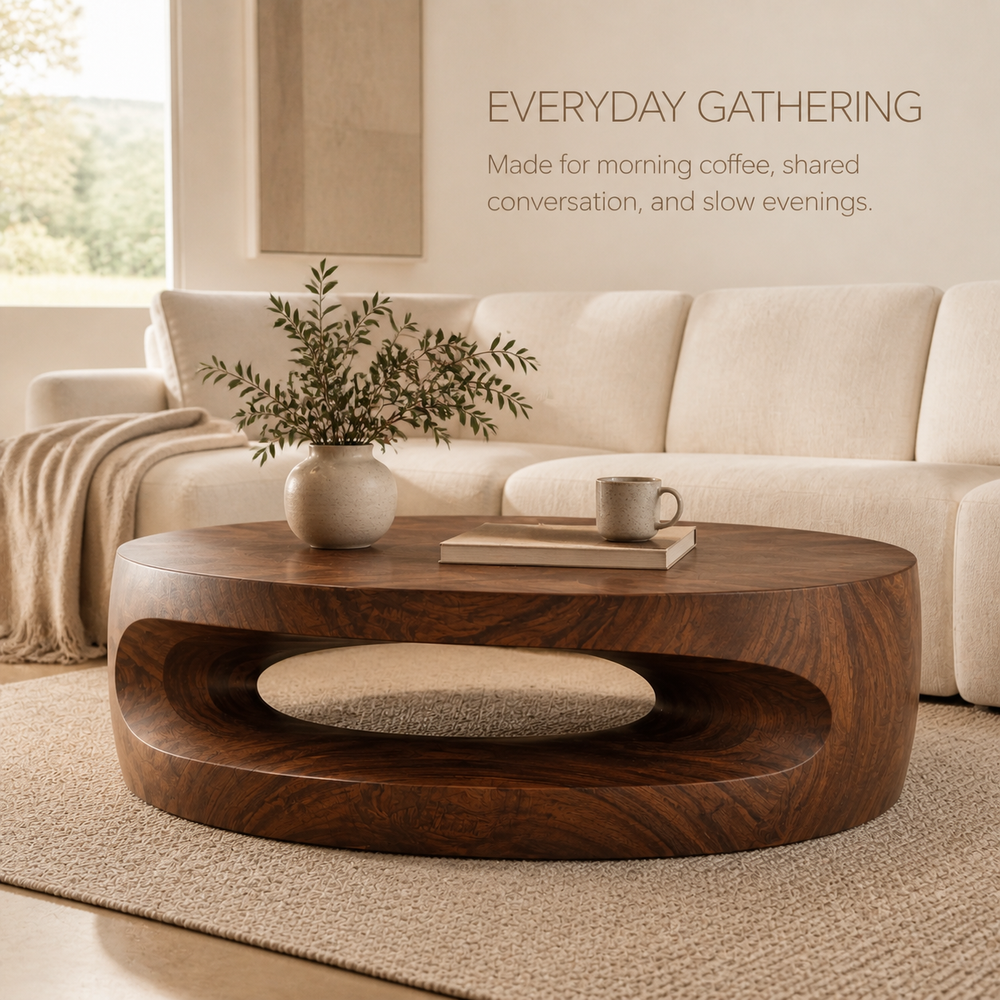 Talia Soft Edge Round Coffee Table - Design 330 - product image 07