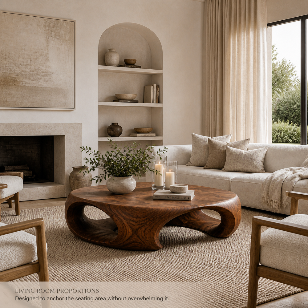 Vale Sculptural Round Coffee Table - Design 331 - product image 04