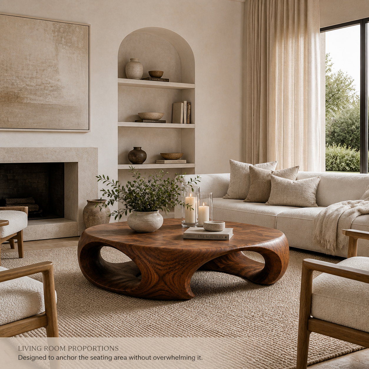 Vale Sculptural Round Coffee Table - Design 331 - product image 04