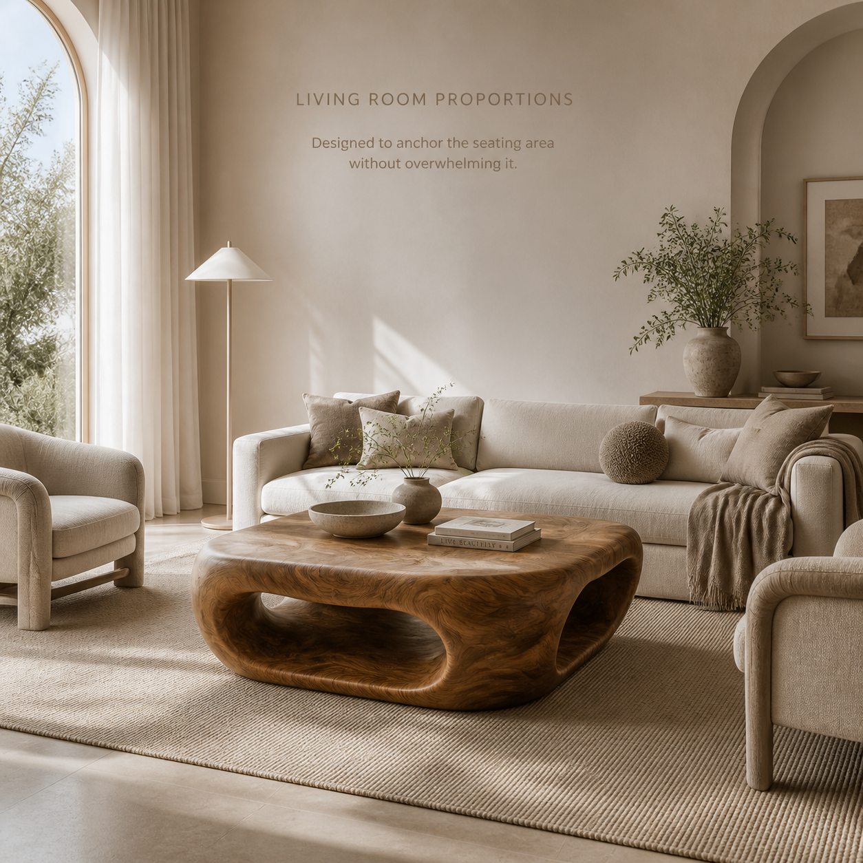 Nolan Arc Living Room Coffee Table - Design 332 - product image 04