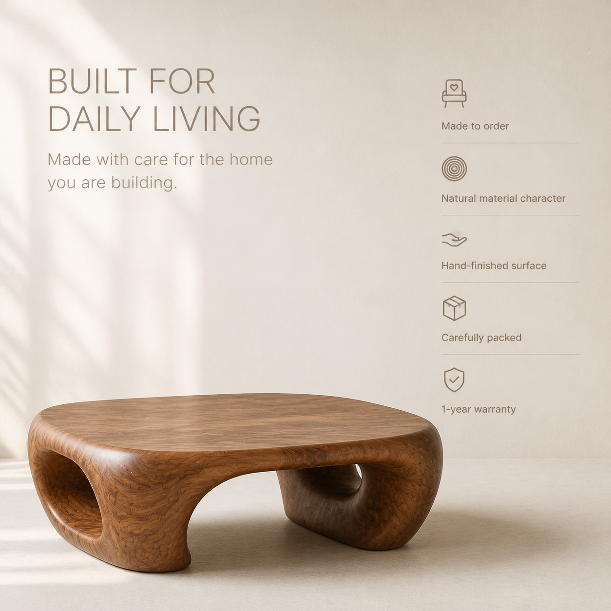 Nolan Arc Living Room Coffee Table - Design 332 - product image 09