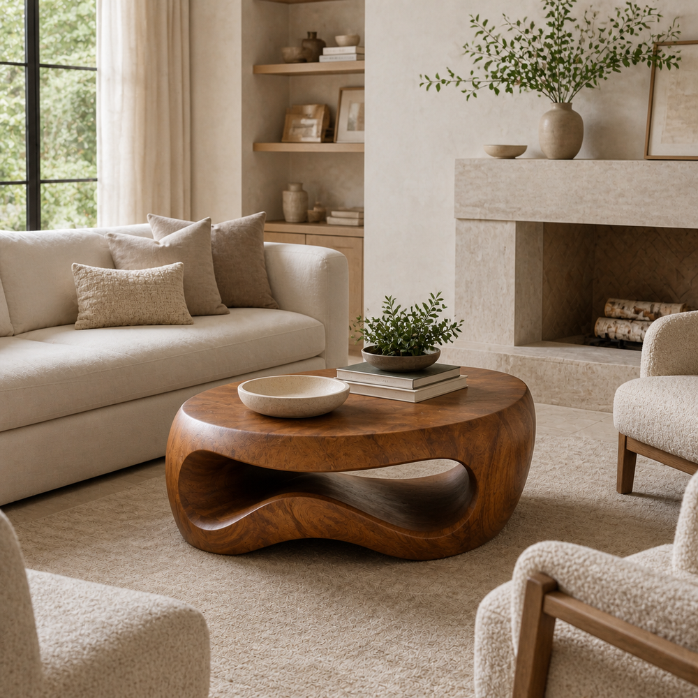 Liora Warm Walnut Coffee Table - Design 333 - product image 04