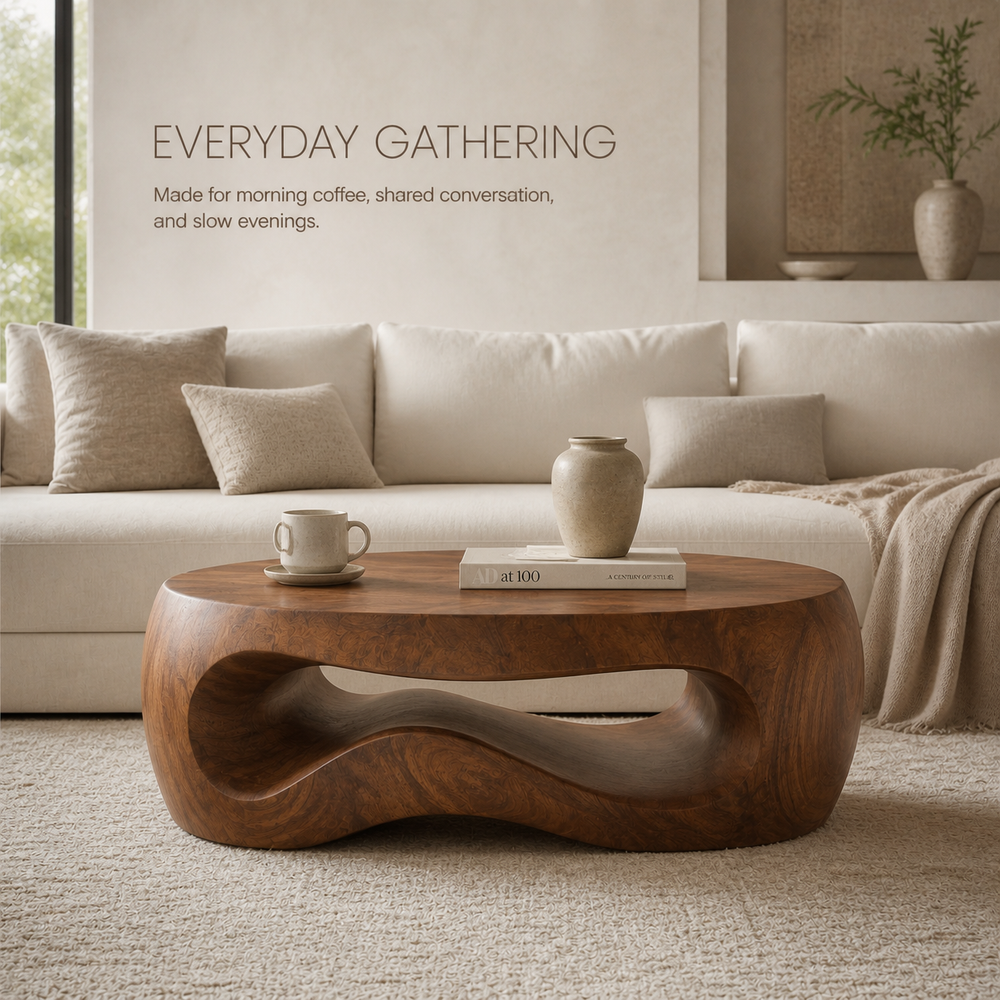 Liora Warm Walnut Coffee Table - Design 333 - product image 07