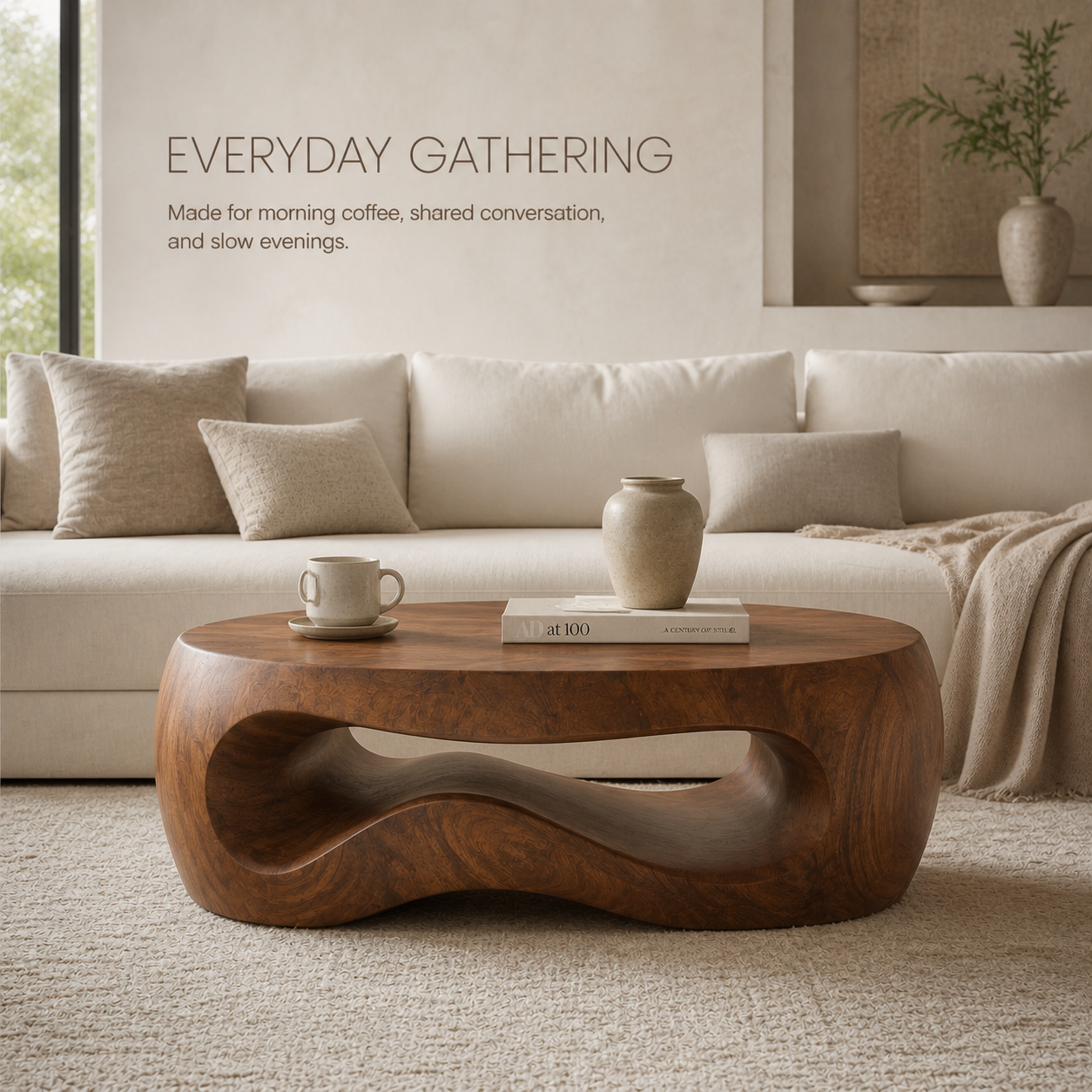 Liora Warm Walnut Coffee Table - Design 333 - product image 07
