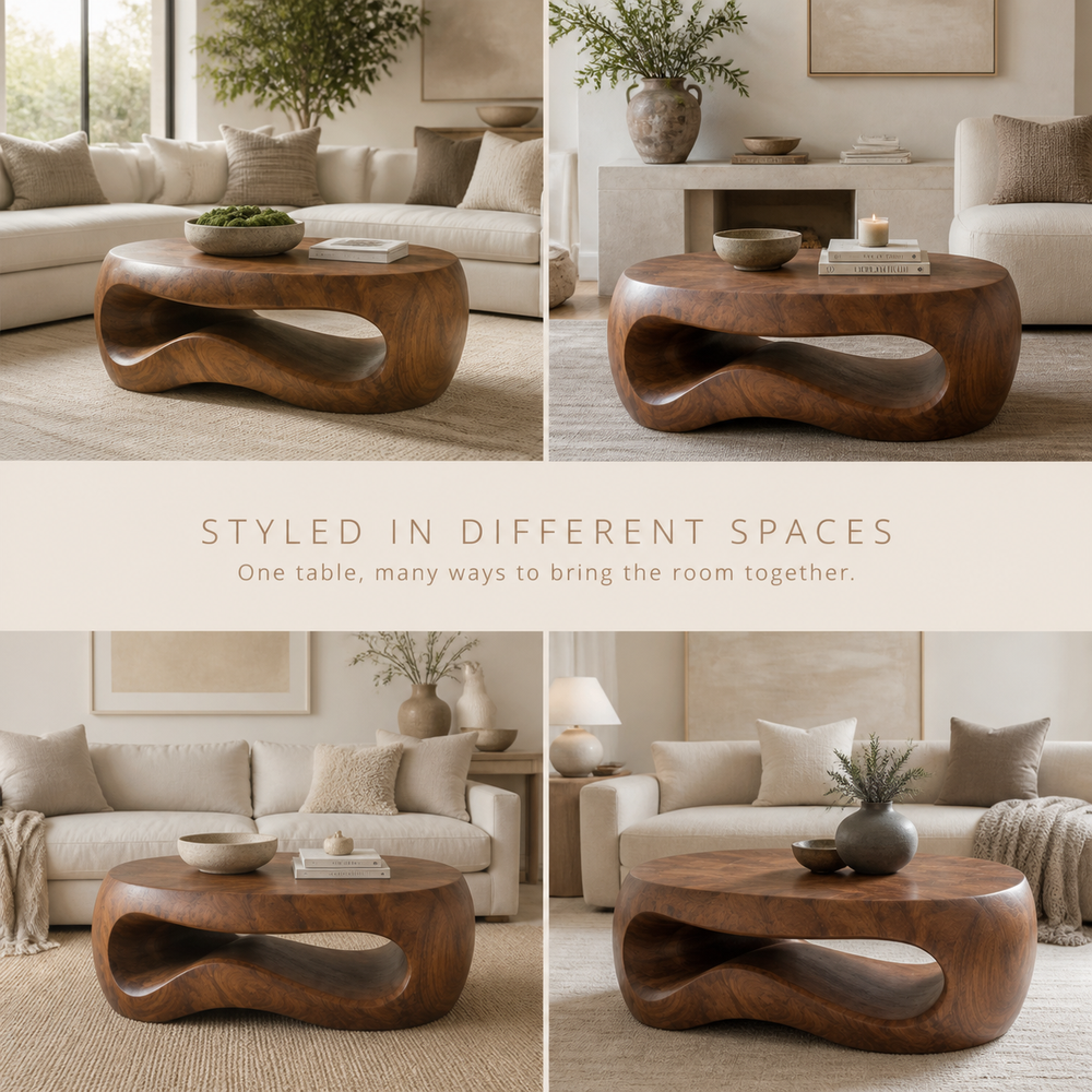 Liora Warm Walnut Coffee Table - Design 333 - product image 10
