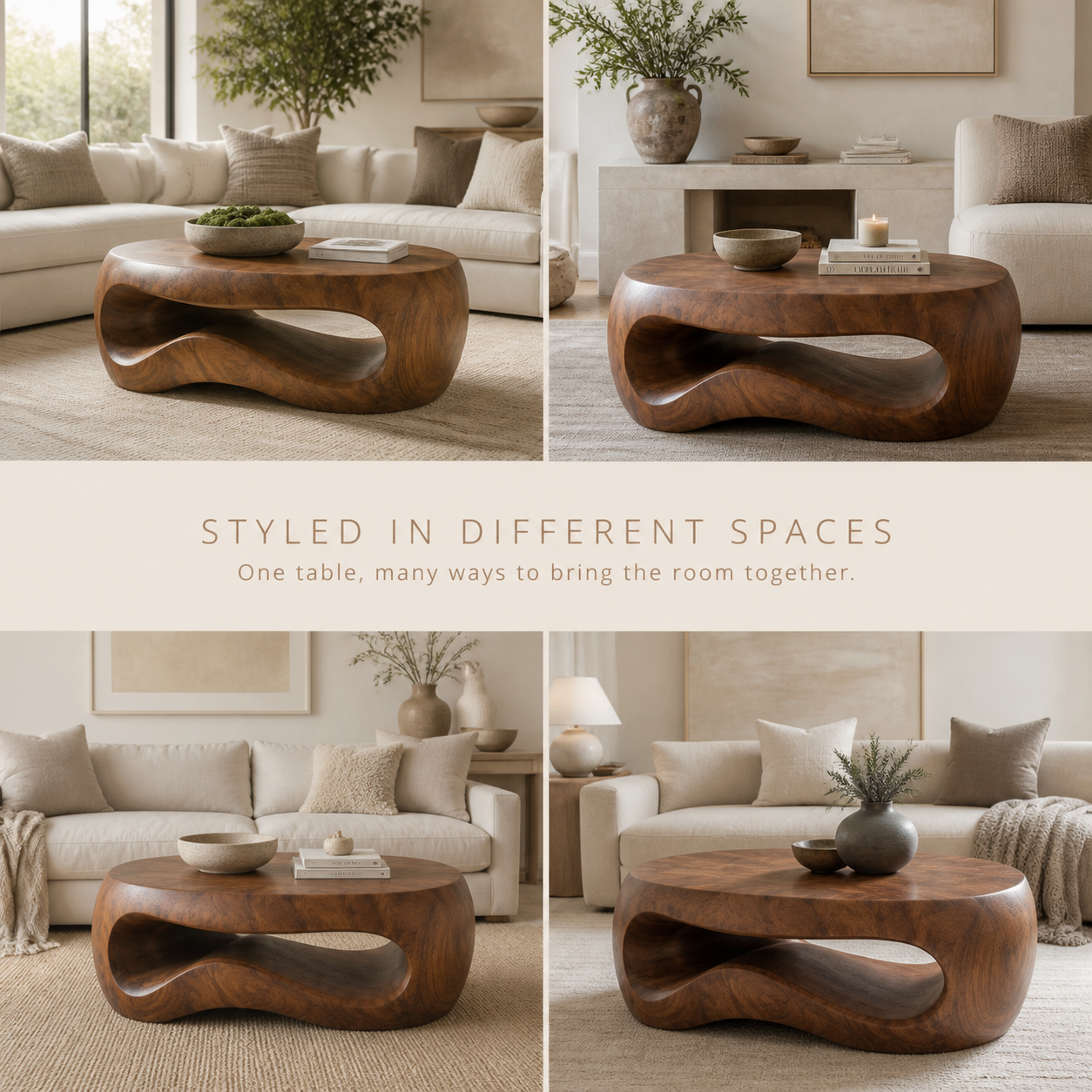 Liora Warm Walnut Coffee Table - Design 333 - product image 10