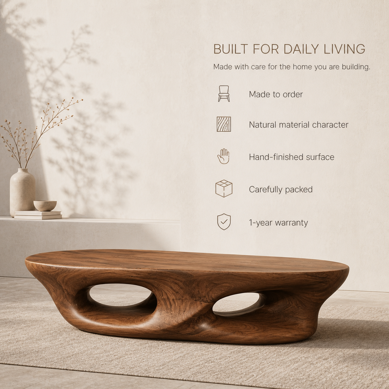 Rowan Low Profile Coffee Table - Design 334 - product image 09
