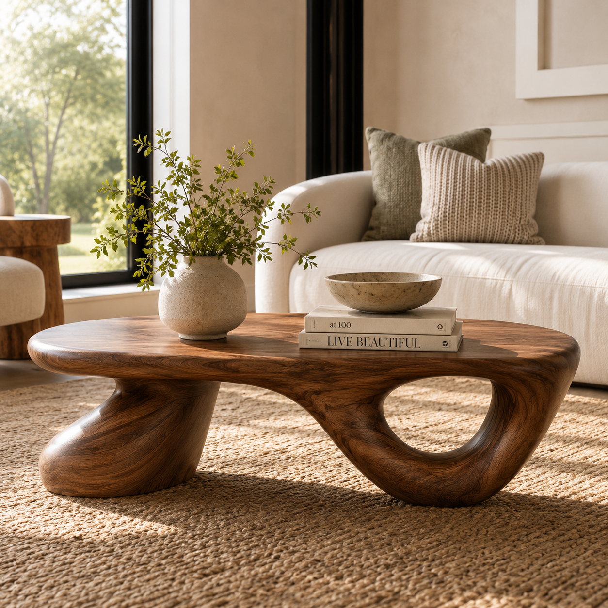 Brielle Sculpted Coffee Table - Design 335 - main view