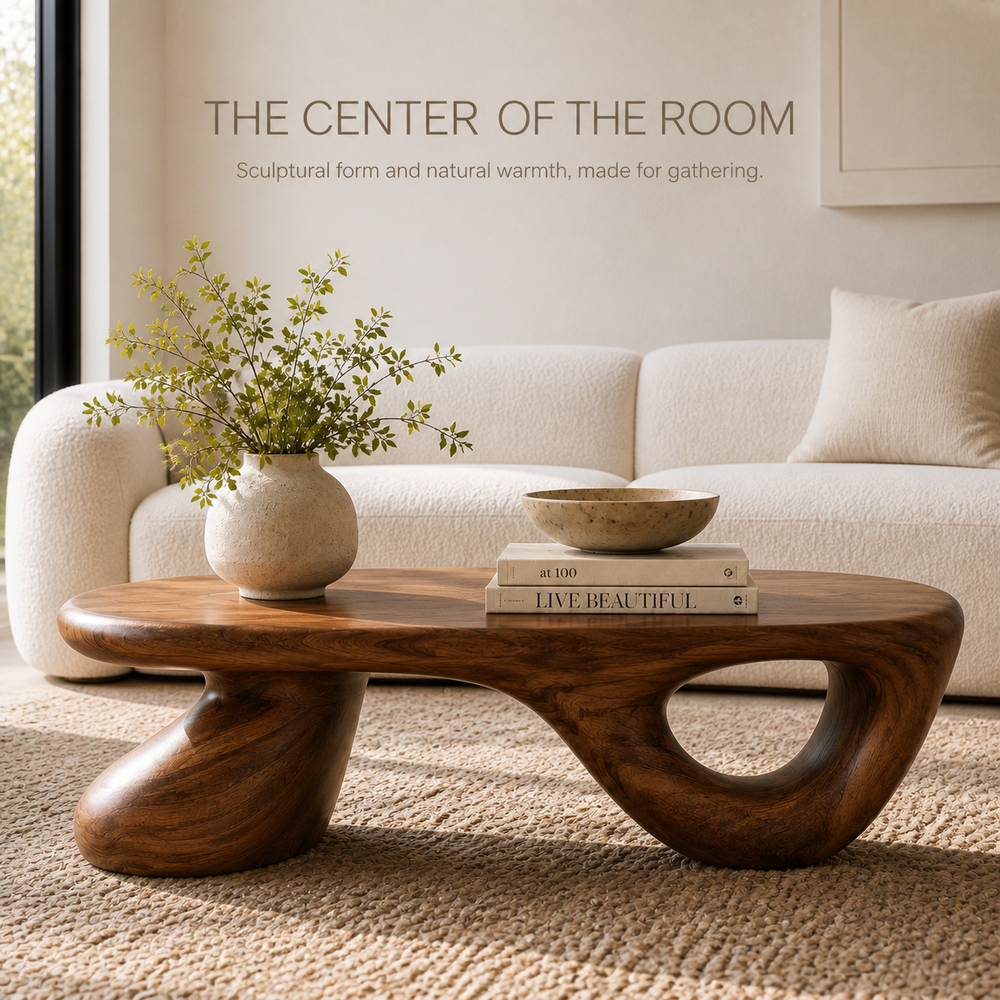 Brielle Sculpted Coffee Table - Design 335 - product image 02